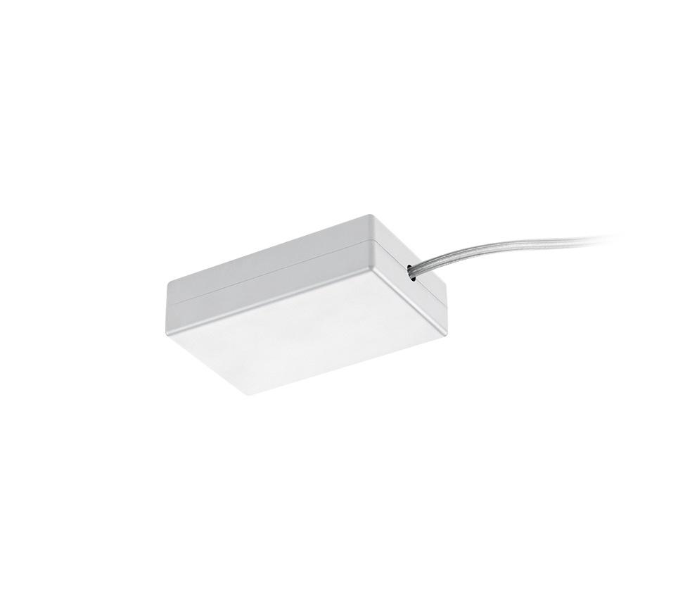 Schienensystem Duoline Einspeiser 701231 in Weiß - Weiß, Design, Kunststoff (9/3,2/13,5cm) - Trio Leuchten