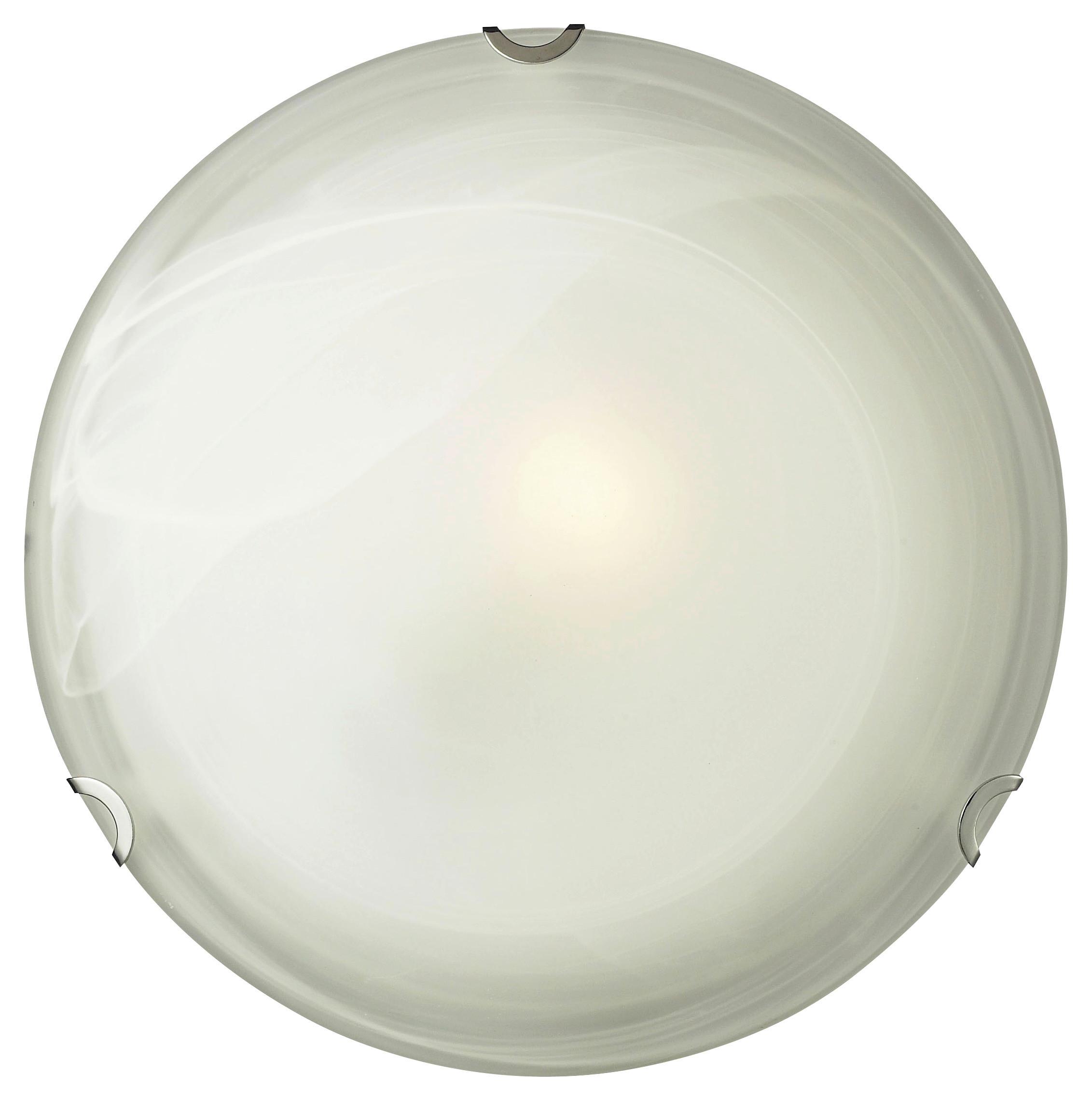 LED-Deckenleuchte Bobby Ø 28 cm, 1-Flammig - Weiß, MODERN, Kunststoff/Metall (28/8cm) - Luca Bessoni