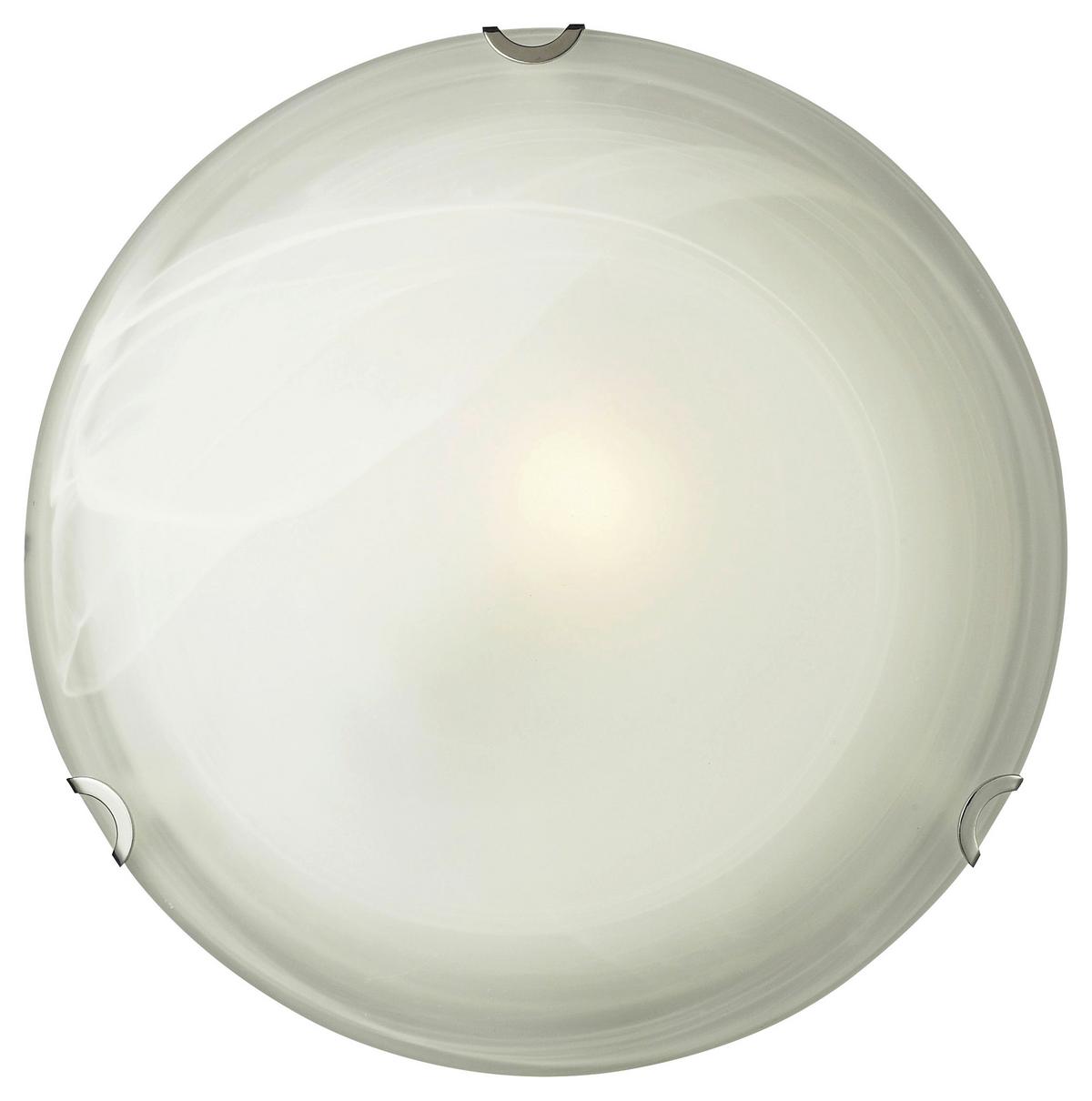 LED-Deckenleuchte Bobby Ø 28 cm, 1-Flammig - Weiß, MODERN, Kunststoff/Metall (28/8cm) - Luca Bessoni