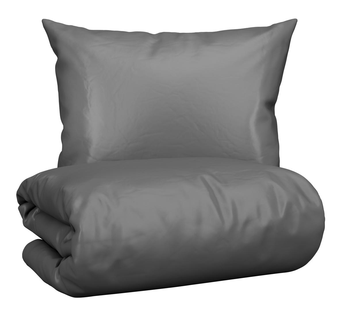 POVLEČENÍ VICTORIA - antracitová, Moderní, textil (140/200cm) - Mömax