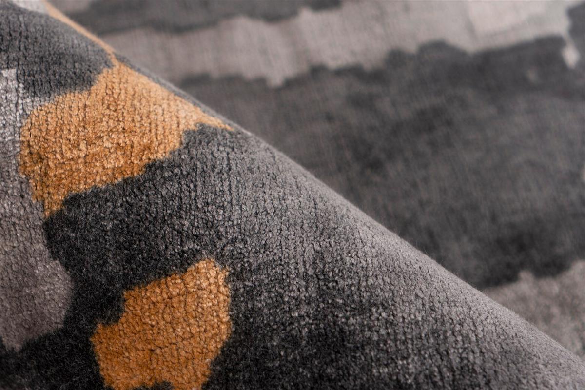 Teppich Sinai 225 Blau/grau, 80x150 Cm - Blau/Grau, KONVENTIONELL, Textil (80/150cm)