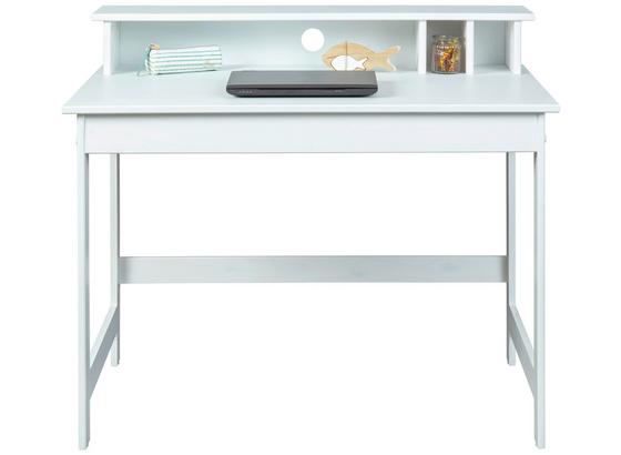 Schreibtisch Massiv B 110cm H 76cm Hilda, Weiß - Weiß, Basics, Holz/Holzwerkstoff (69/110/76-91cm) - MID.YOU Schreibtisch Massiv B 110cm H 76cm Hilda, Weiß - Weiß, Basics, Holz/Holzwerkstoff (69/110/76-91cm) - MID.YOU
