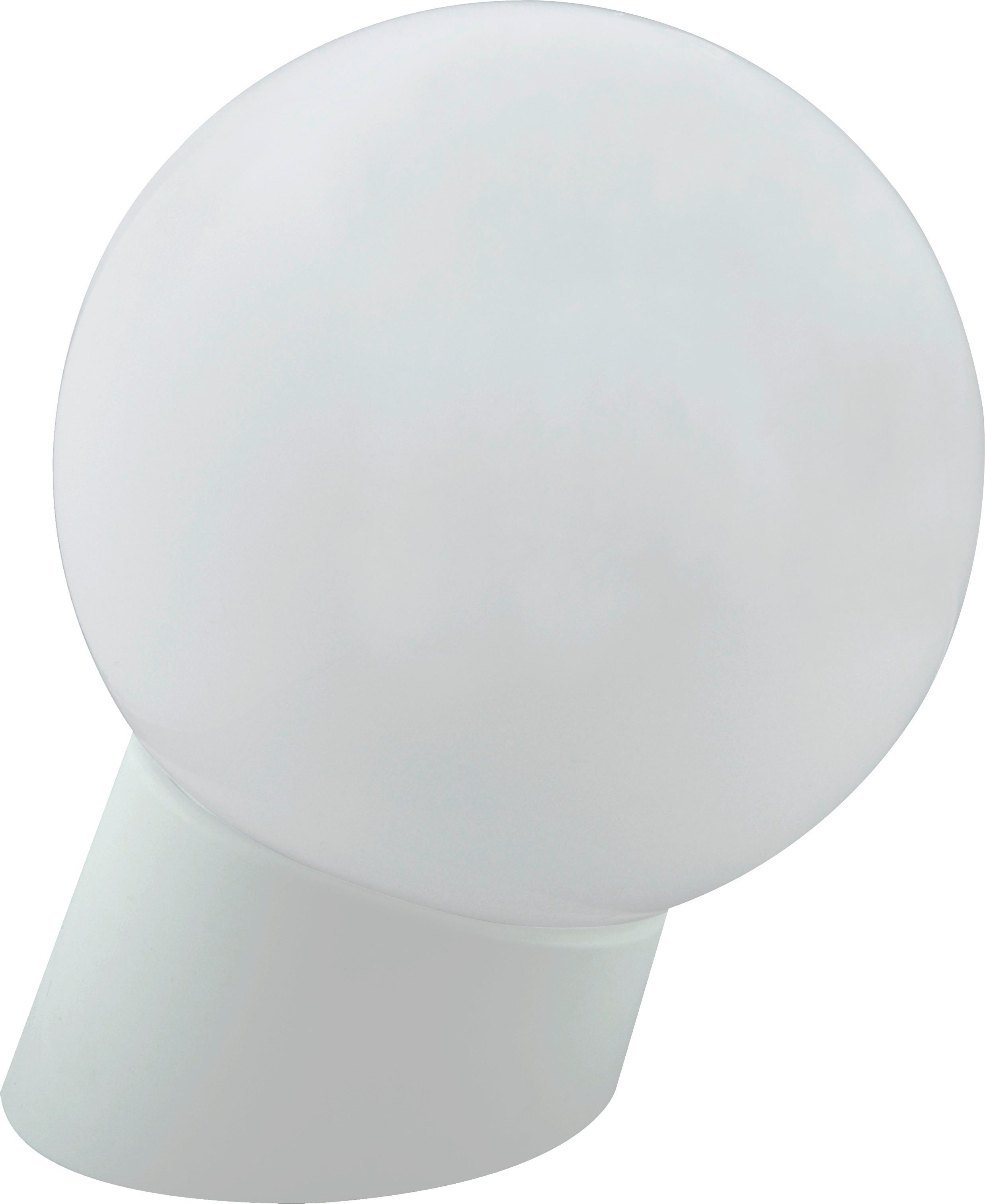 Led-wandleuchte Madrid Ip40 Weiß - Weiß, Basics, Kunststoff (15/20,5cm)