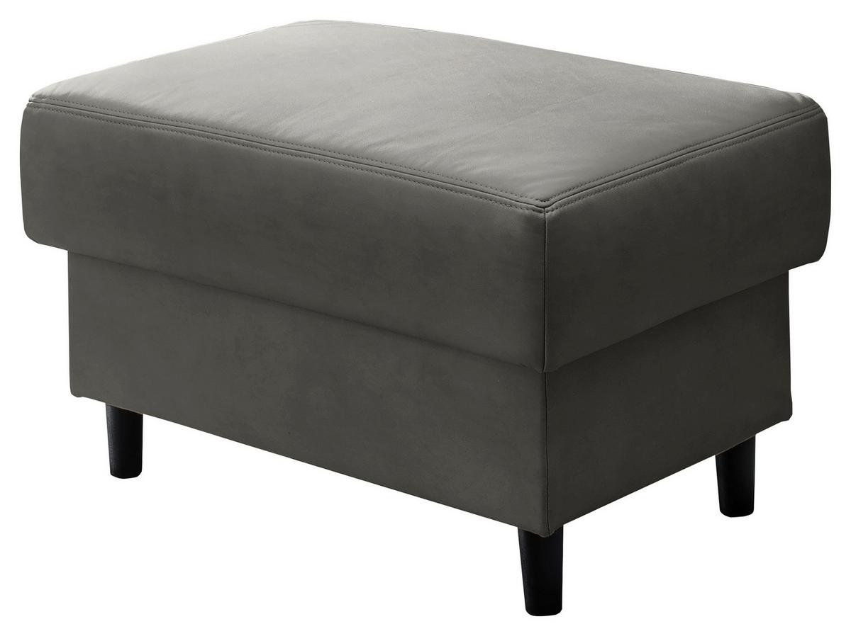 Hocker Cavoli, Grau B: 76 cm - Schwarz/Grau, MODERN, Textil (76/46/55cm) - Livetastic