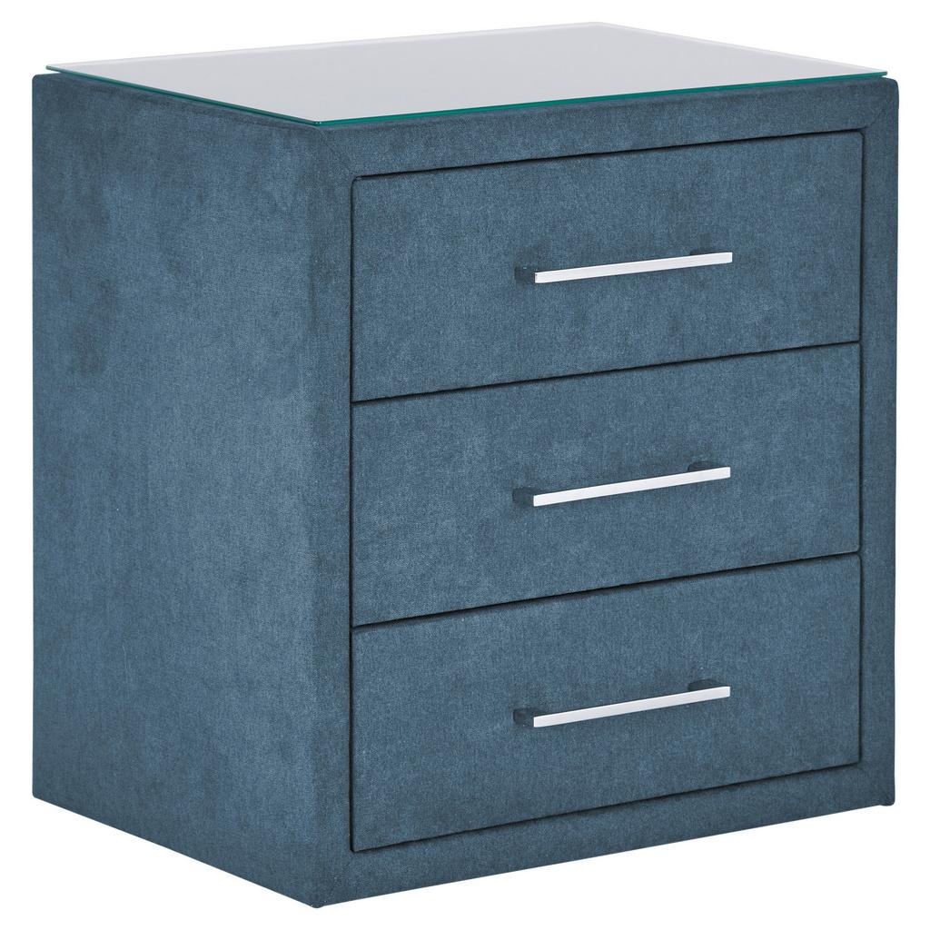 Nachtkästchen Blau H: 60 cm Kleopatra