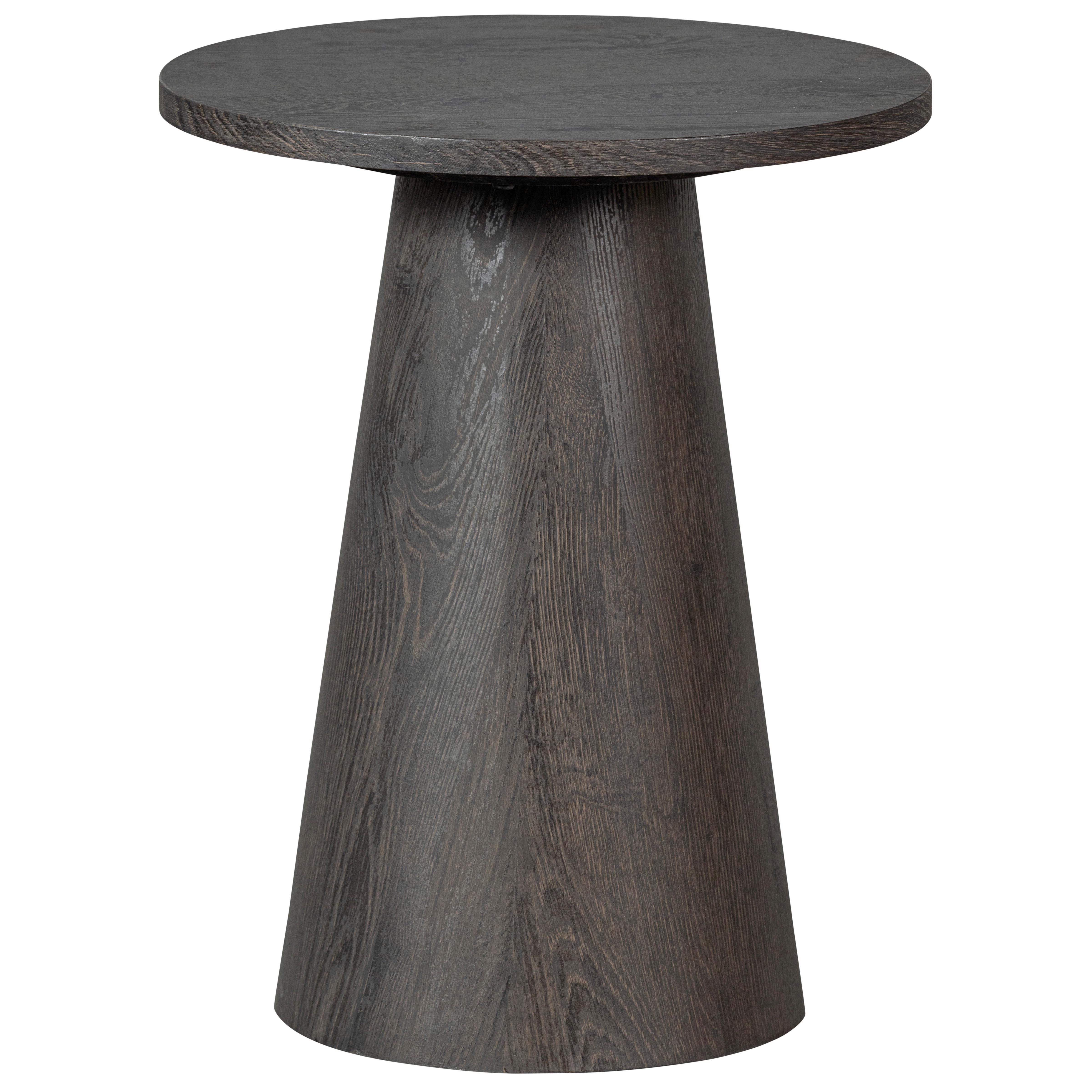 Couchtisch Vito Dunkelbraun D: 40 cm - Dunkelbraun, Design, Holzwerkstoff (40/40/50cm) - Livetastic