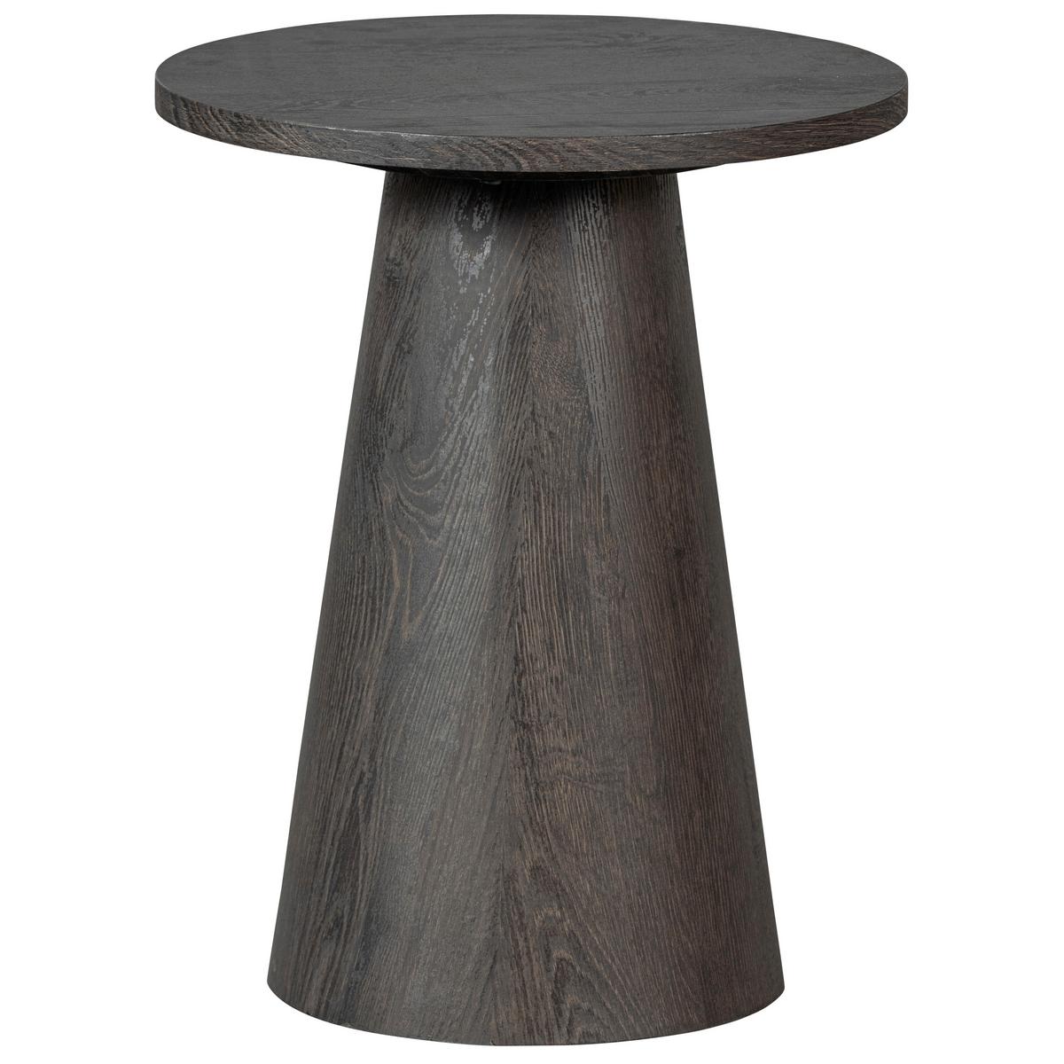 Couchtisch Vito Dunkelbraun D: 40 cm - Dunkelbraun, Design, Holzwerkstoff (40/40/50cm) - Livetastic