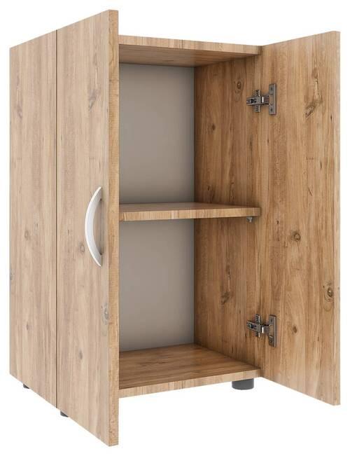 Aktenschrank Ulas 2 Honigeiche Dekor B: 49 cm - Honigeiche, MODERN, Holzwerkstoff (49/74/34cm) - MID.YOU