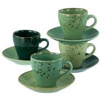 Tassenset Nature Collection Green Life, 8--Teilig.,  Grün - Grün, Design, Keramik - Creatable