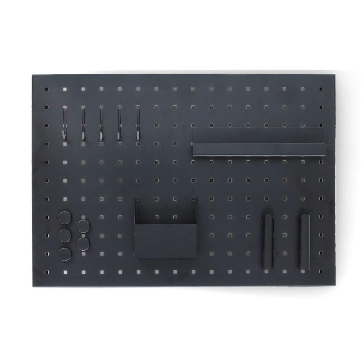 Homeboard schwarz 50x35 cm - Schwarz, Basics, Metall (50/35/1cm) - Zeller Present