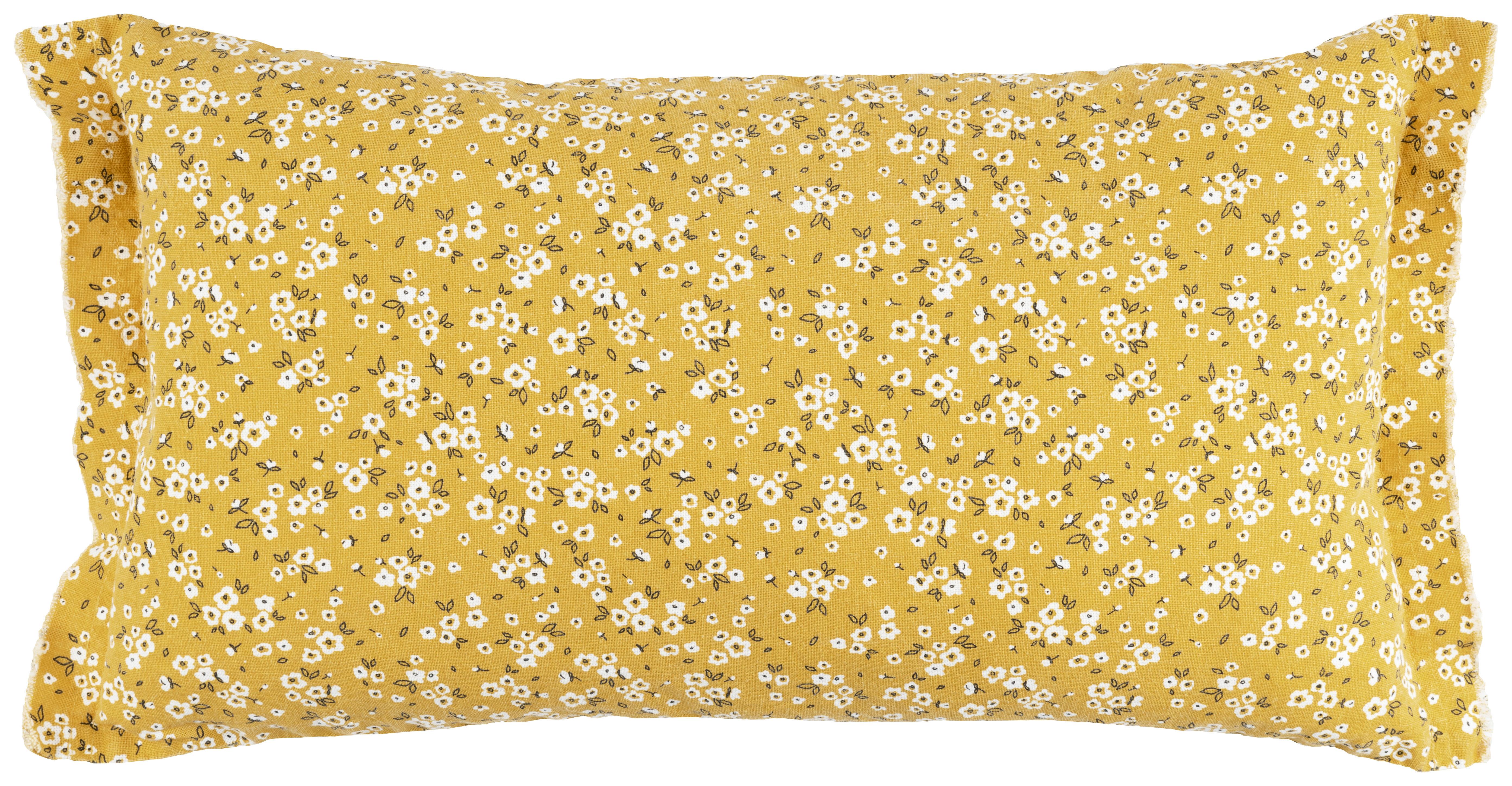 Díszpárna Sofia - sárga, Modern, textil (30/50cm) - Luca Bessoni