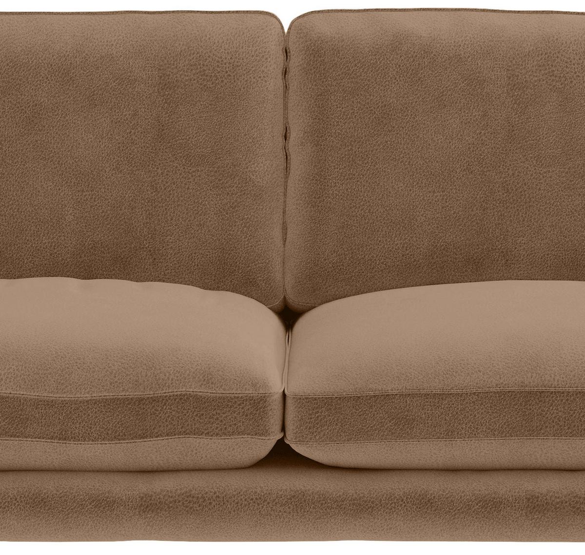 Ecksofa Bali - Dunkelgelb/Schwarz, Design, Textil (250/202cm) - Livetastic