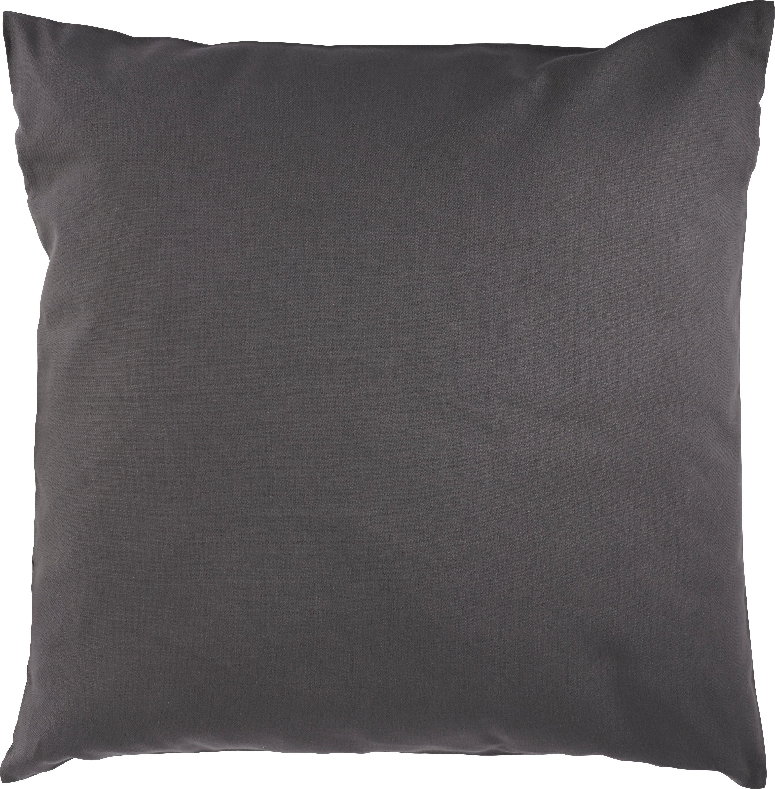 Polštář Ozdobný Zippmex,50/50cm - antracitová, textil (50/50cm) - Modern Living