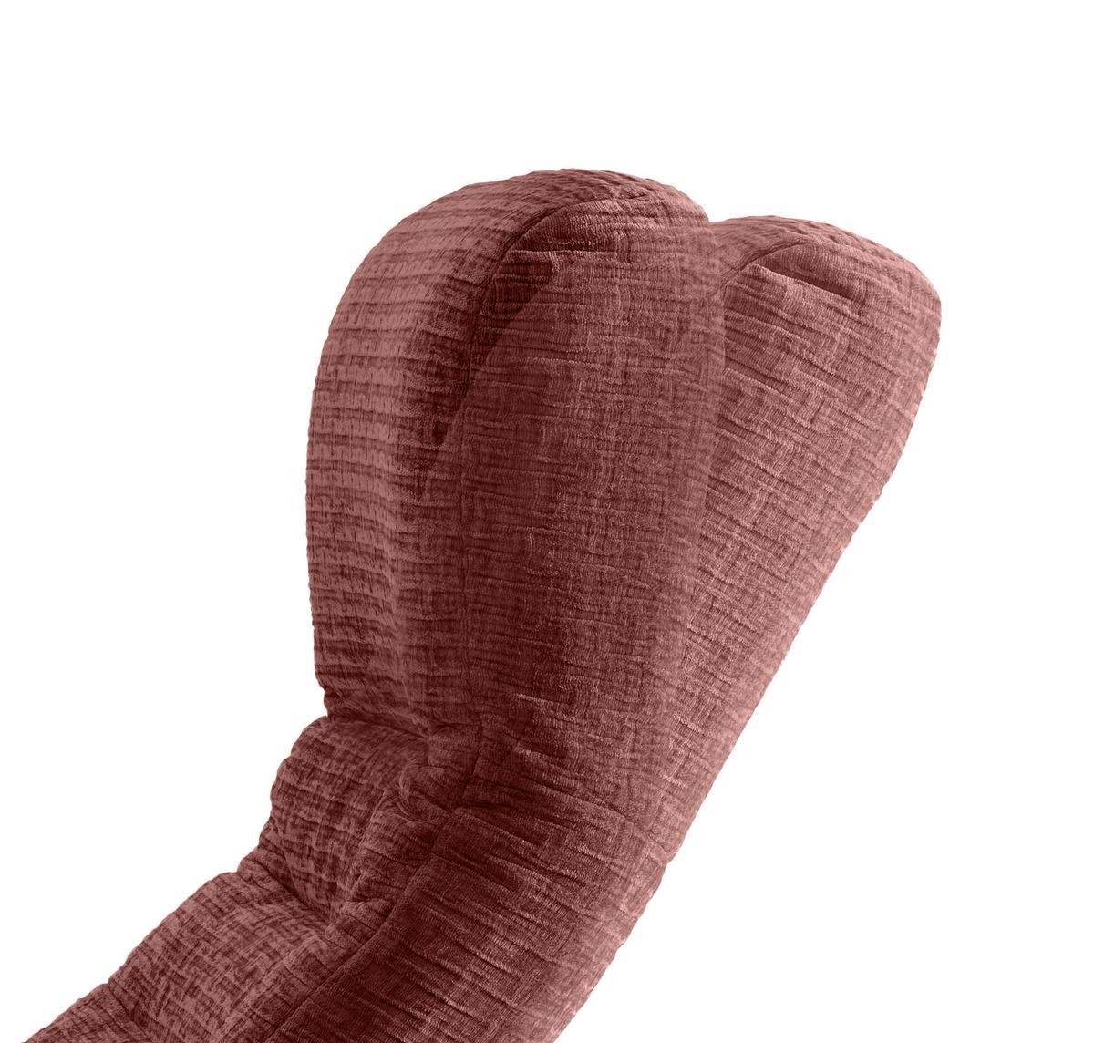 Relaxsessel Latina Koralle 360 Grad Drehbar, B: 72 Cm - Koralle/Schwarz, MODERN, Textil (72/118/85-165cm) - Livetastic