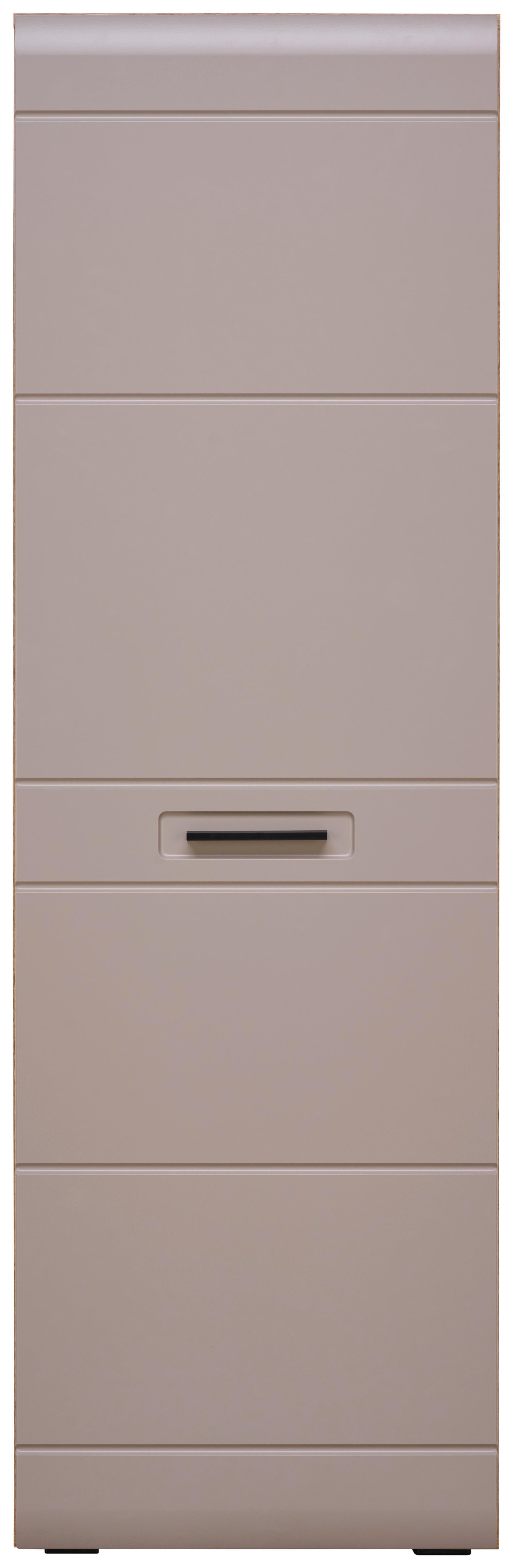Garderobenschrank Auris Eichefarben B: 52 cm - Eichefarben/Grau, MODERN (52/164/37,1cm) - Luca Bessoni
