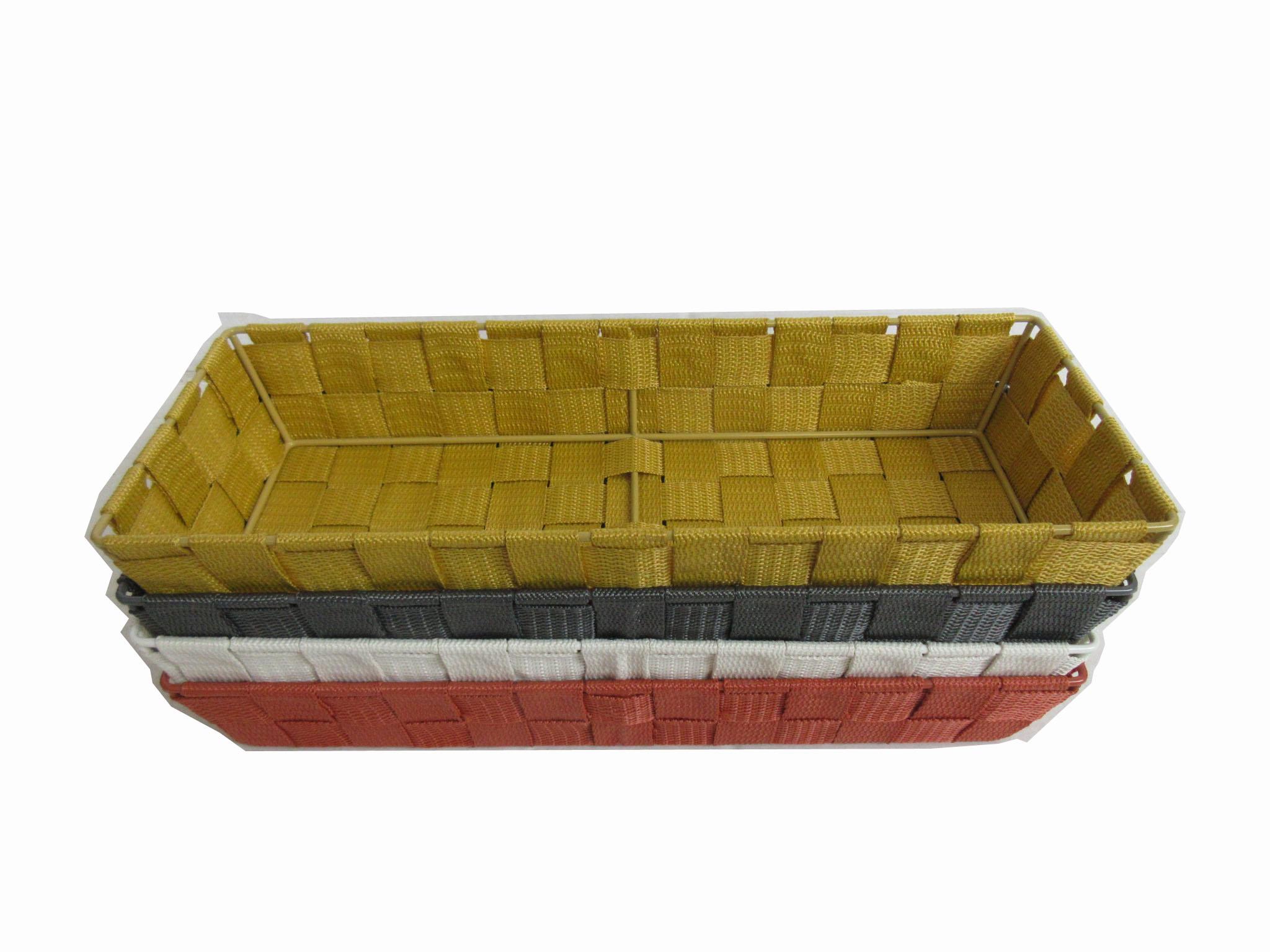 Aufbewahrungskorb Batista 36x14 Cm Kunststoff Geflochten