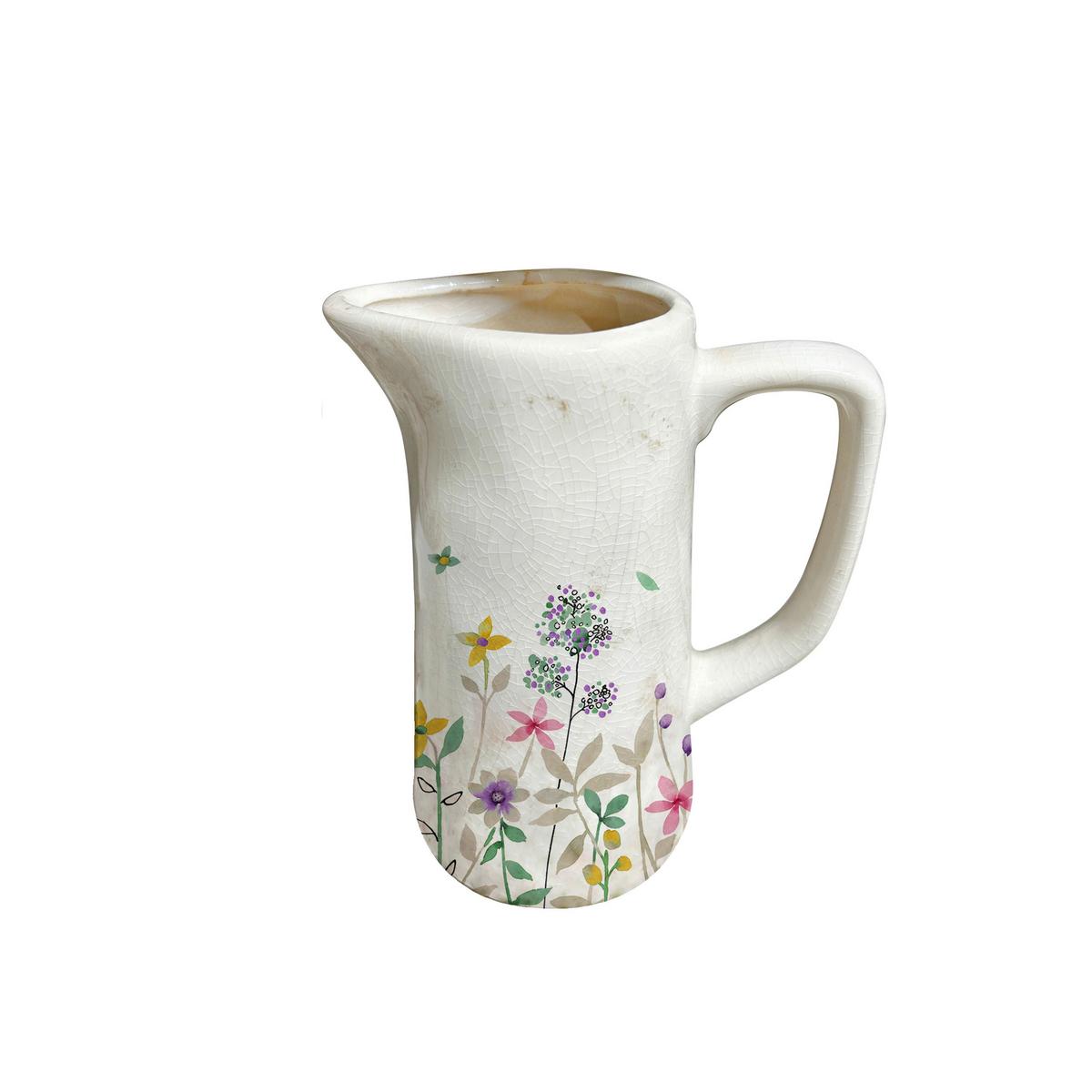 Dekovase Viola - Multicolor, KONVENTIONELL, Keramik (15,5/10,5/19,5cm) - Luca Bessoni