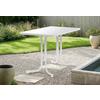 Gartentisch 155056 - Weiß, MODERN, Holzwerkstoff/Metall (115/70/72cm) - Sieger