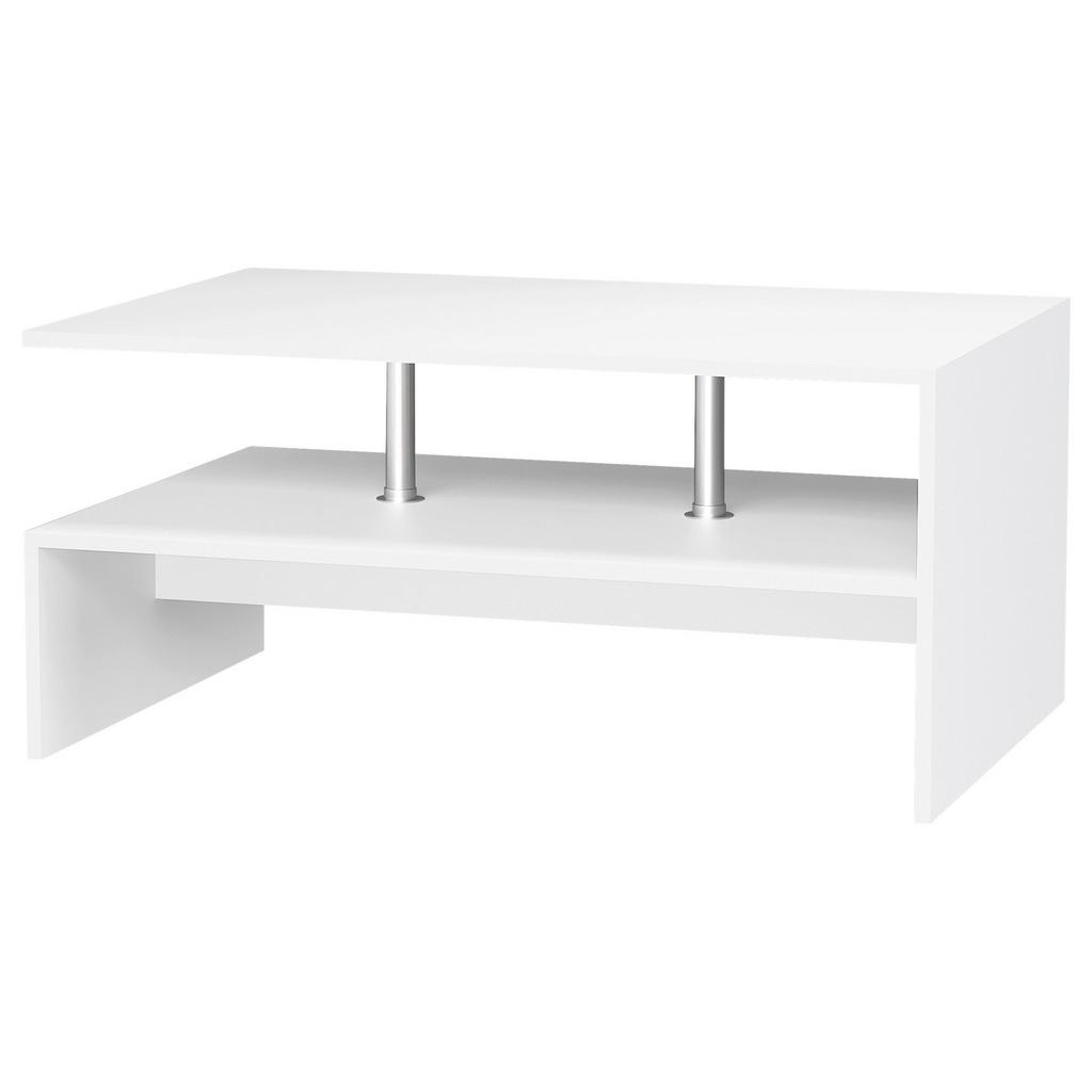 COUCHTISCH Maliso Weiß L: 90 cm
