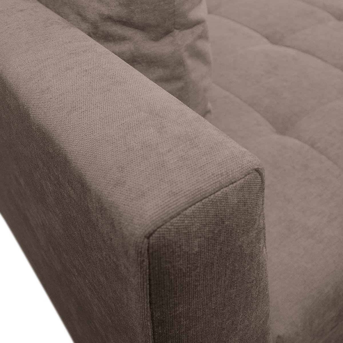 Ecksofa Pruno, Braun S: 174x247 Cm - Schwarz/Braun, Design, Textil (174/247cm) - MID.YOU