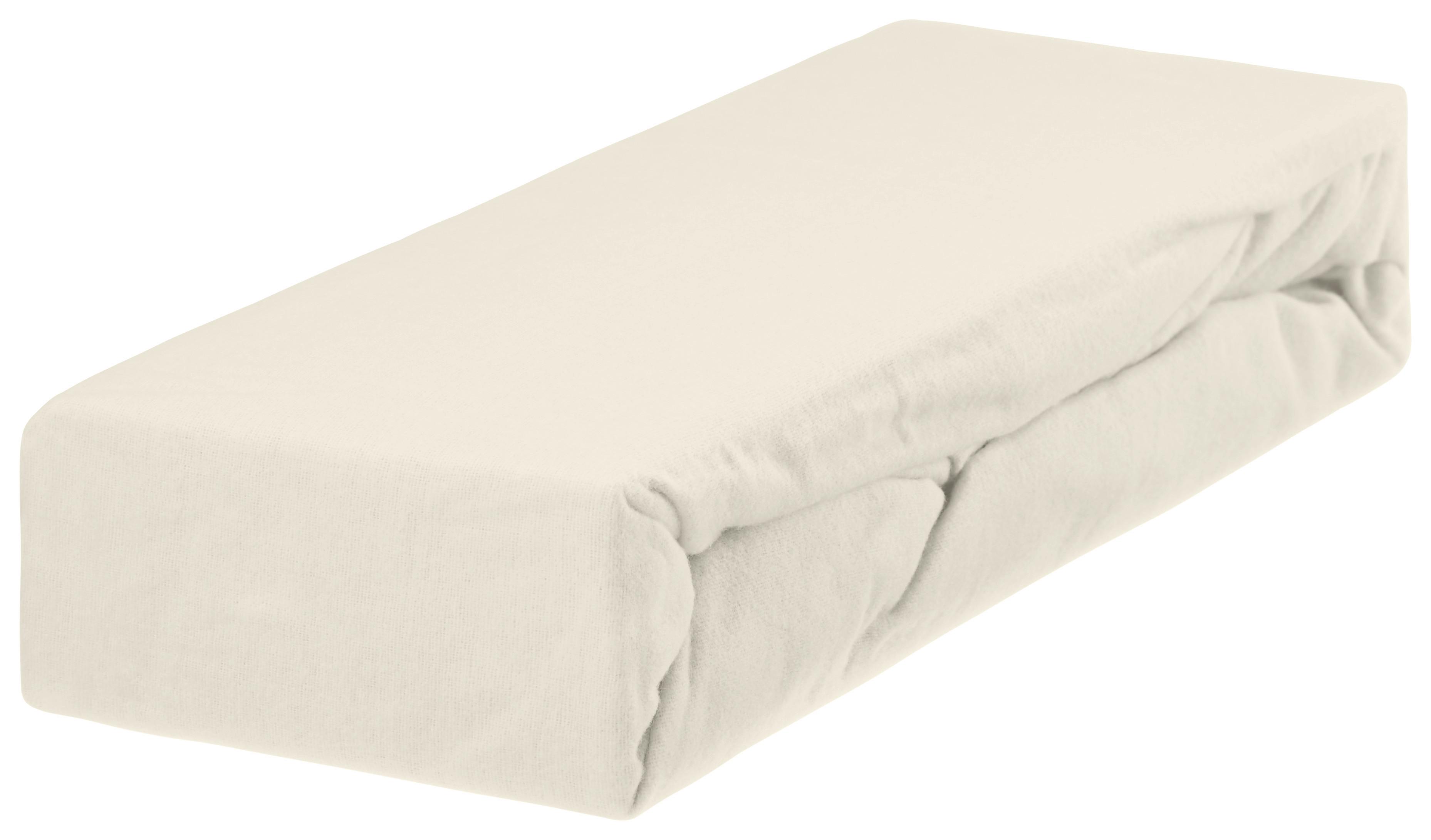 Spannleintuch Alaska - Beige, KONVENTIONELL, Textil (90/200cm) - Ondega
