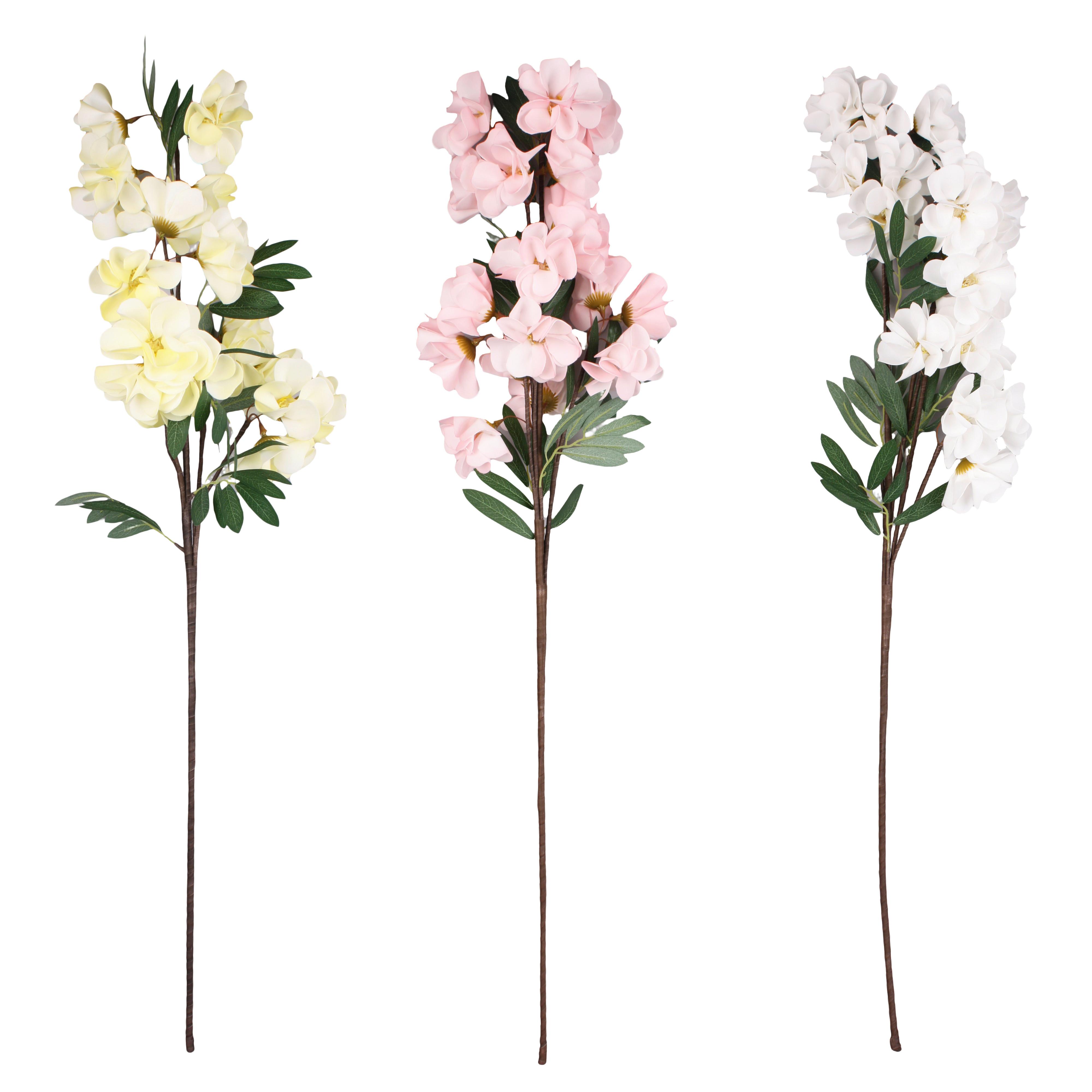 Kunstblume Ilena - Gelb/Braun, KONVENTIONELL, Papier/Kunststoff (102cm) - Luca Bessoni