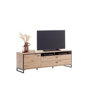 TV-Element Buenos Aires B: 183 cm Anthrazit/Eiche Dekor - Eichefarben/Anthrazit, Design, Holzwerkstoff/Metall (183/60/50cm) - MID.YOU