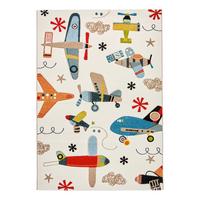 DETSKÝ KOBEREC Lietadlá, 120/170cm - viacfarebná, textil (120/170cm) - Mömax
