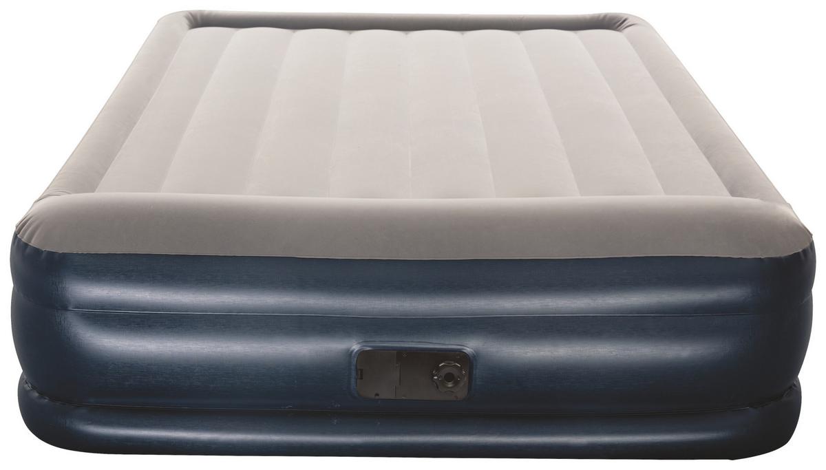 Luftbett Marianne 203x152x46 Cm Bis 300kg, Inkl. Pumpe - Blau/Grau, MODERN, Kunststoff (203/152/46cm) - Bestway