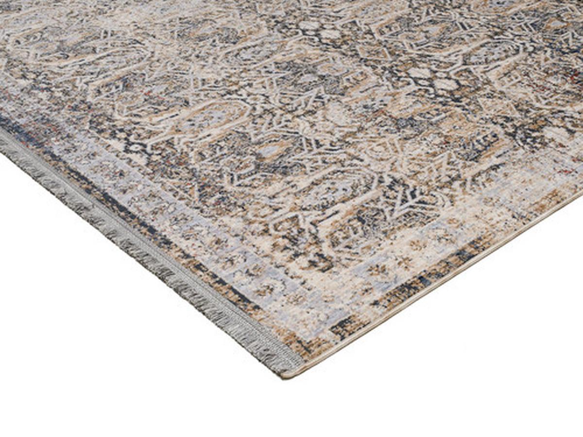 Vintage-teppich Merkur - Blau/Beige, Design, Textil (133/190cm) - Novel