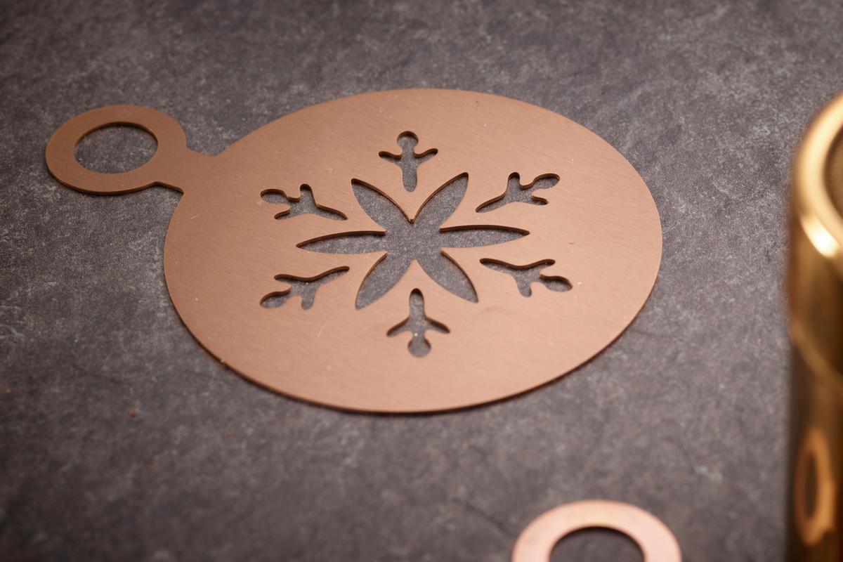 Kaffeeset Echtwerk Kaffeezubehör-Set - Kupferfarben, Design, Metall (10,5cm) - Echtwerk