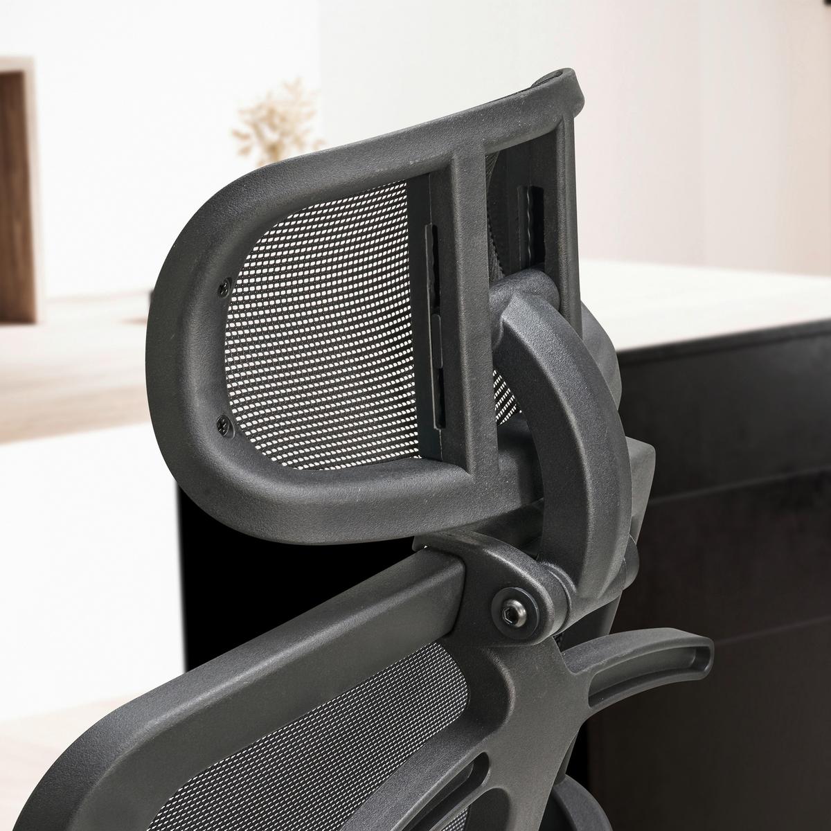 Drehstuhl Schwarz B: 68 Cm - Chromfarben/Schwarz, Design, Kunststoff/Textil (68/130/68cm) - MID.YOU