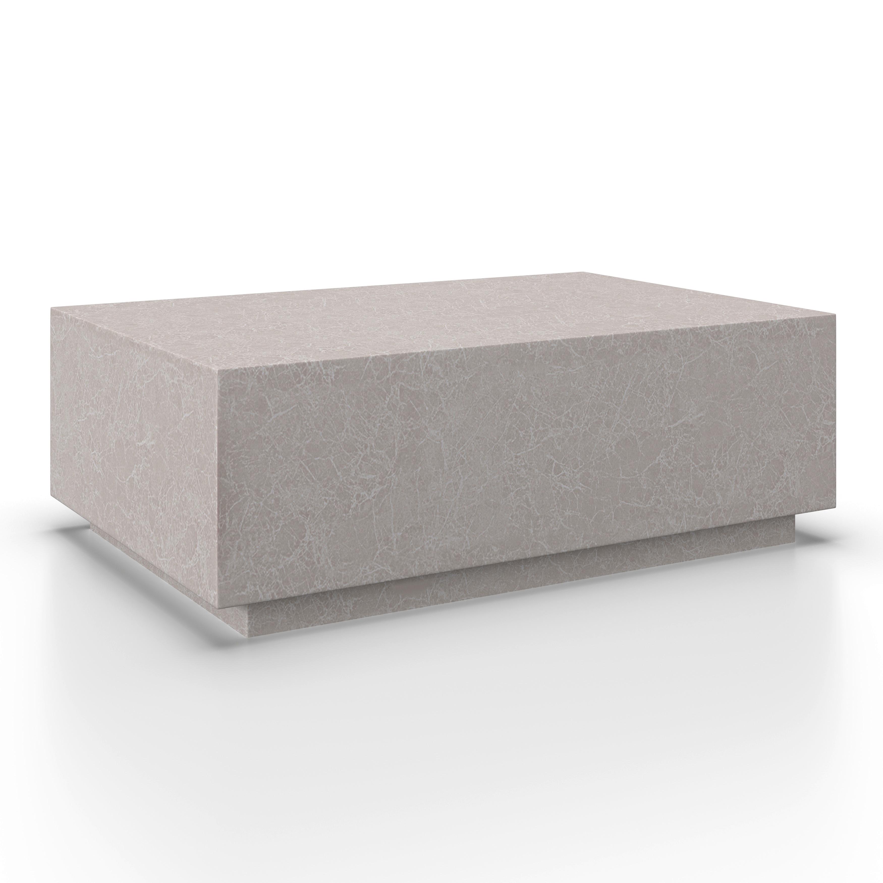 KONFERENČNÍ STOLEK MARCEL - béžová, Moderní, kompozitní dřevo (120/35/80cm) - Bessagi Home