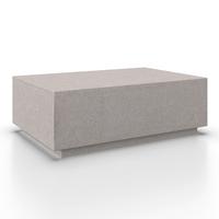 KONFERENČNÍ STOLEK MARCEL - béžová, Moderní, kompozitní dřevo (120/35/80cm) - Bessagi Home