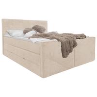 Boxspringbett Rodi Beige Lf: 180x200 Cm - Beige, MODERN, Textil (180/200cm) - Livetastic