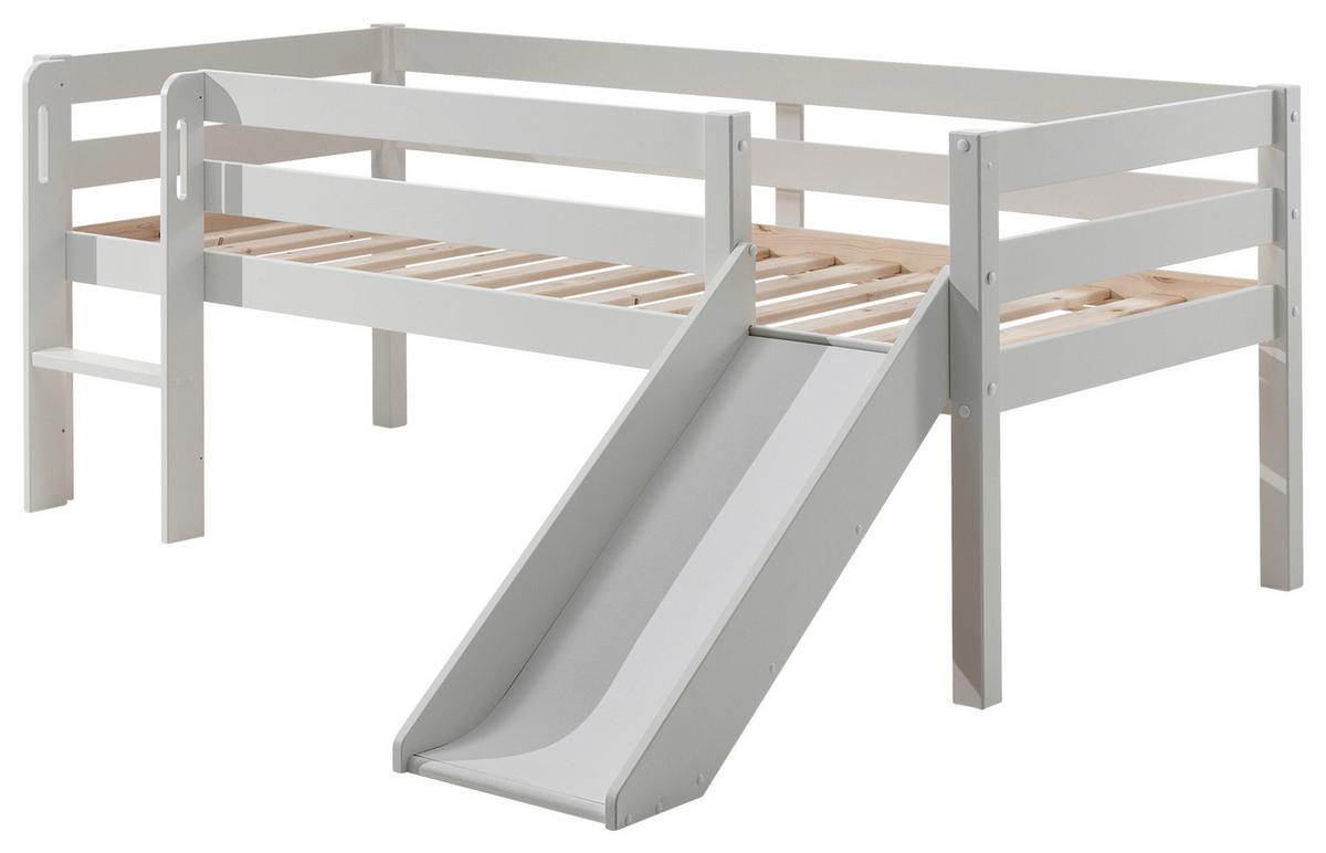 Spielbett Pino Weiß Lackiert 90x200cm - Weiß, MODERN, Holz/Holzwerkstoff (90/200cm) - MID.YOU