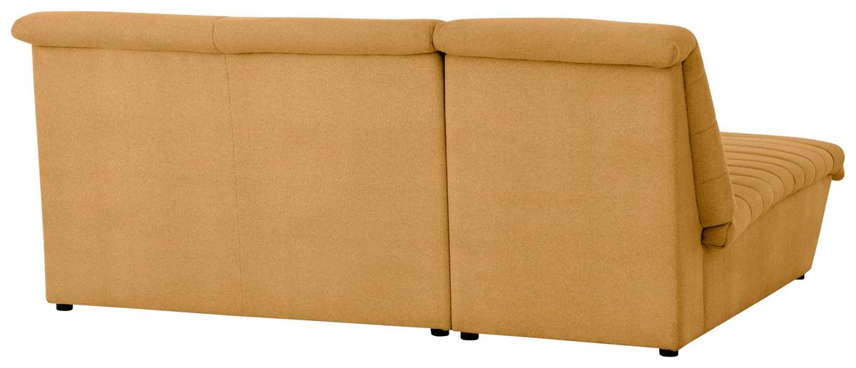 Ecksofa Looks Viii - Senfgelb/Schwarz, Design, Textil (168/214cm) - LOOKS by W.Joop