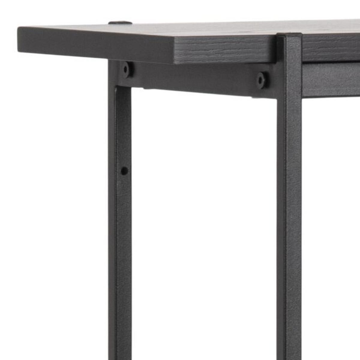 REGÁLOVÝ DIEL ANGUS - čierna, Modern, kov/kompozitné drevo (94/113,8/27cm)