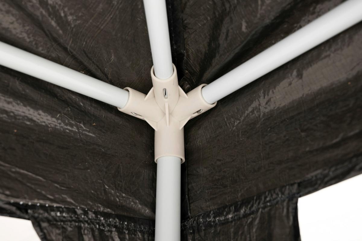 Pavillon Gazebo 3x3x2,5mtr. Anthracite - Grau, Basics, Kunststoff/Metall (300/300/250cm)