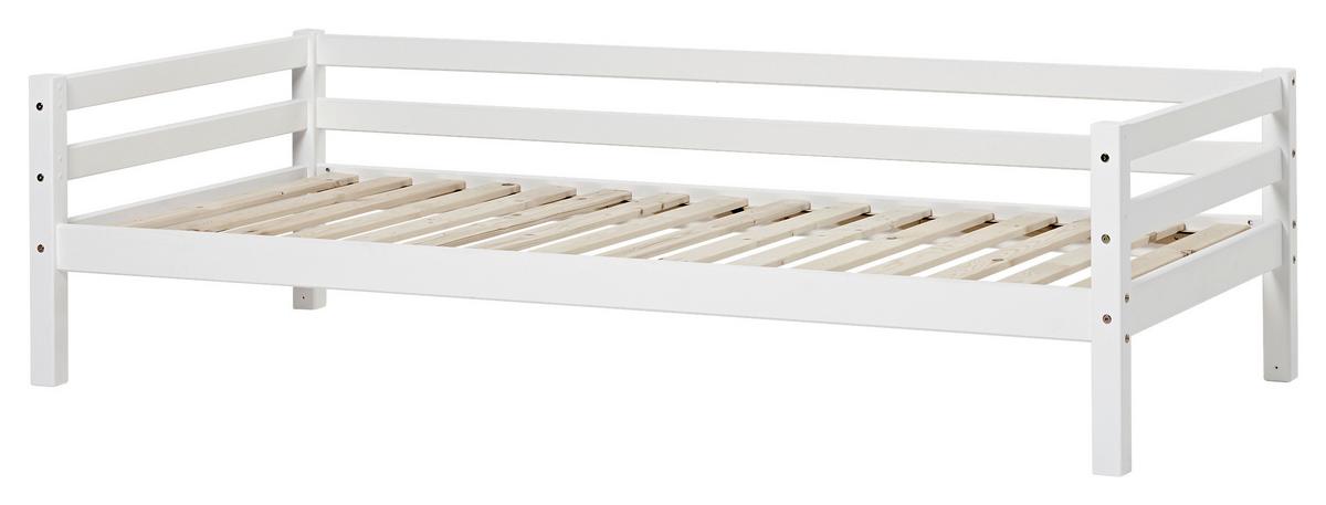 Kinder-/Juniorbett Eco Dream Weiß, Lf: 90x200 cm - Weiß/Kieferfarben, MODERN, Holz (90/200cm) - MID.YOU