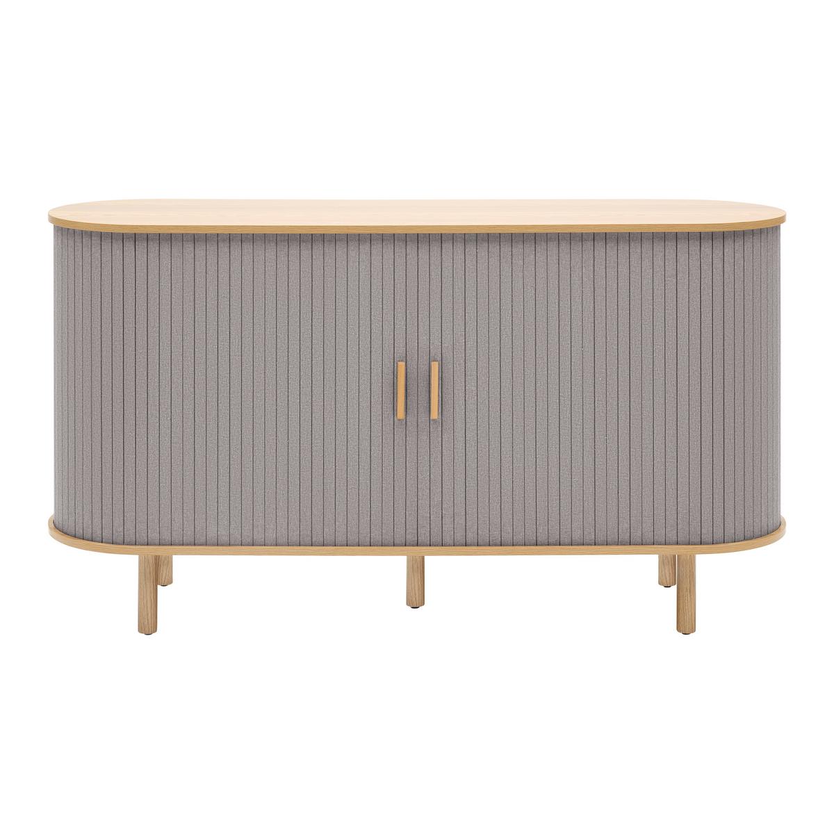 ŠIROKÁ KOMODA ARVID -EXKLUSIV- - sivá/prírodná farba, Modern, drevo/kompozitné drevo (140/75/40cm) - Mömax