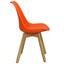 Stuhl-Set Woody 4-Er Set Orange - Naturfarben/Orange, MODERN, Holz/Kunststoff (48/83/48cm) - Livetastic Stuhl-Set Woody 4-Er Set Orange - Naturfarben/Orange, MODERN, Holz/Kunststoff (48/83/48cm) - Livetastic