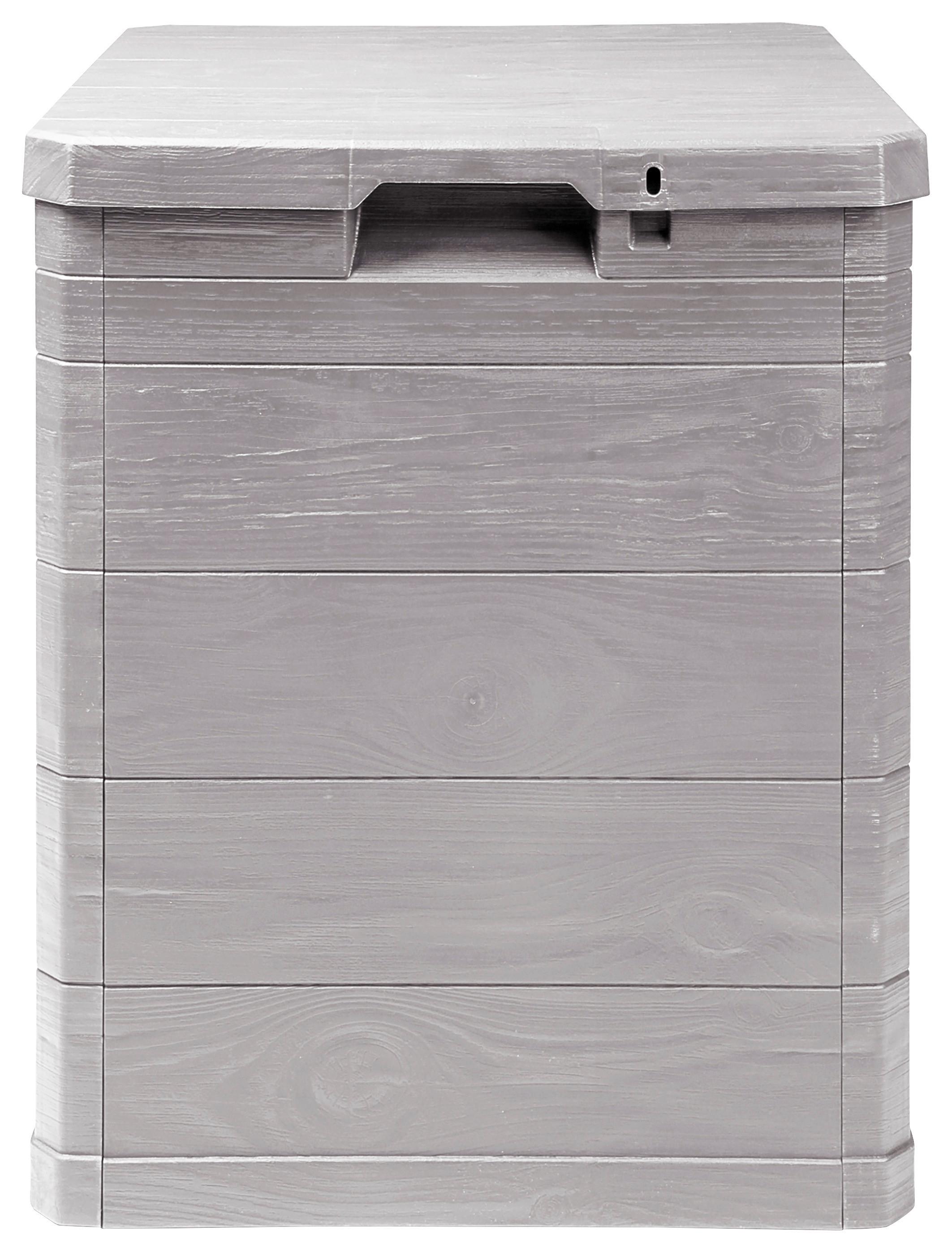 Kissenbox Madera Mini 44x50x43cm 90l Hellgrau - Hellgrau, Basics, Kunststoff (44/50/43cm)