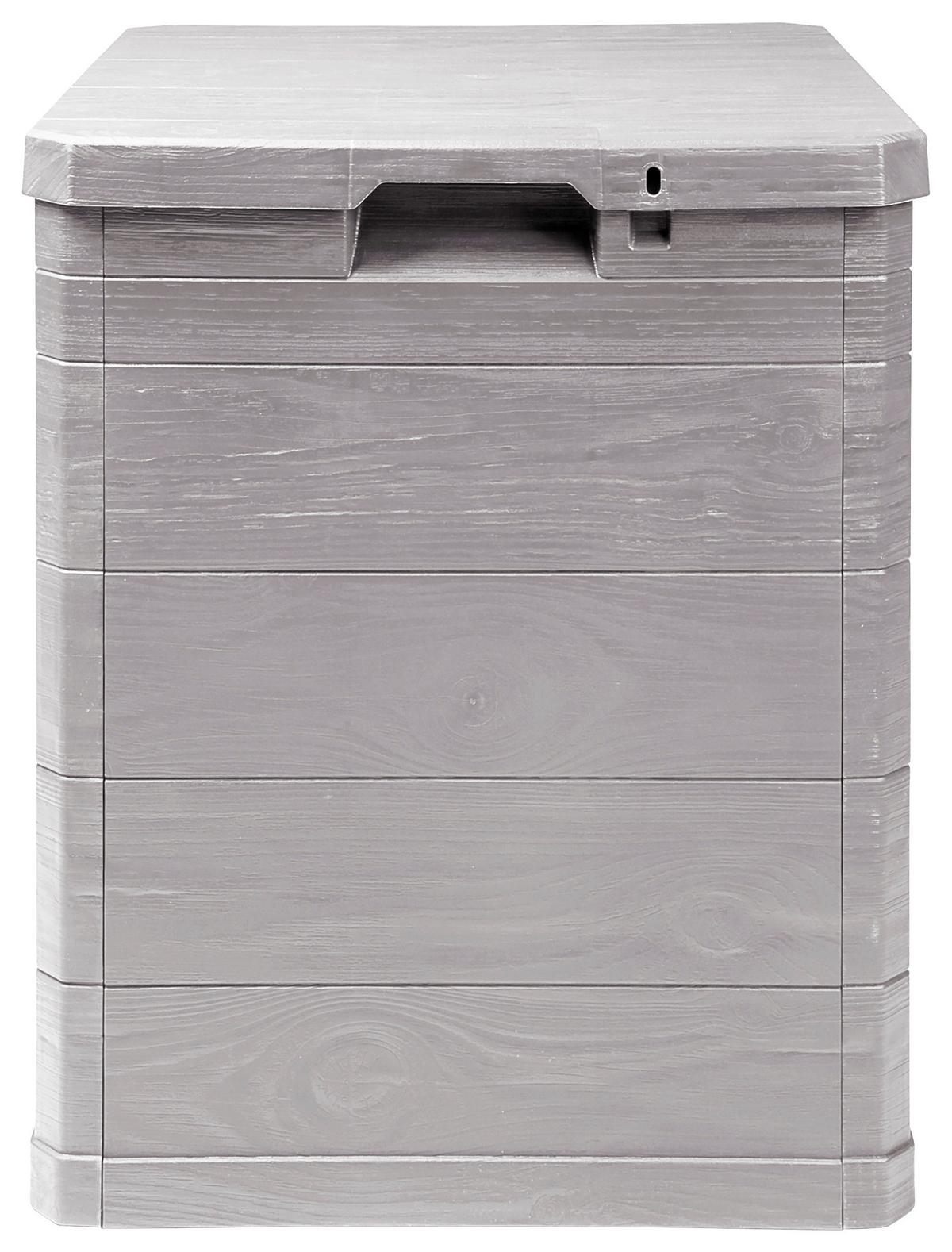 Kissenbox Madera Mini 44x50x43cm 90l Hellgrau - Hellgrau, Basics, Kunststoff (44/50/43cm)