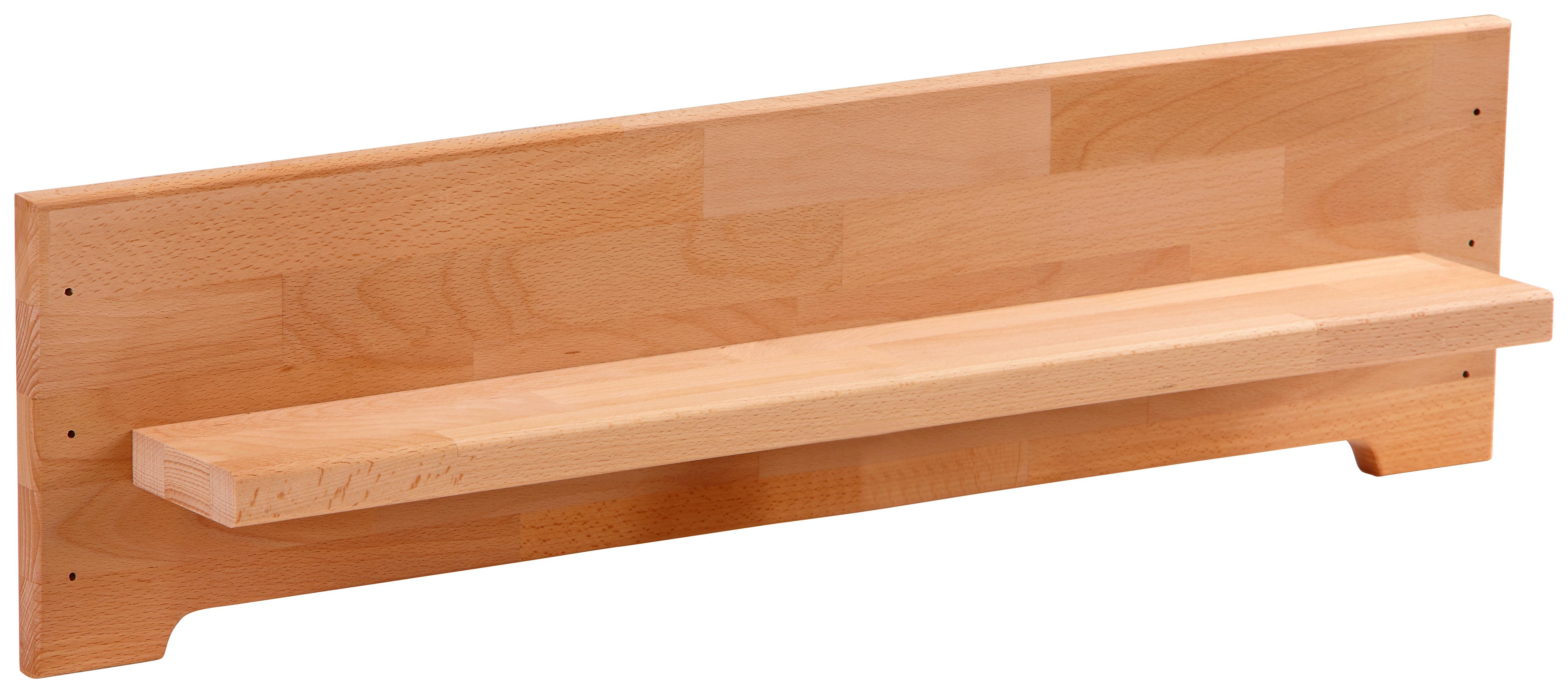 Bettregal Elisabeth Buche Massiv B: 90 cm - Kernbuche, KONVENTIONELL, Holz (90/21/10cm)