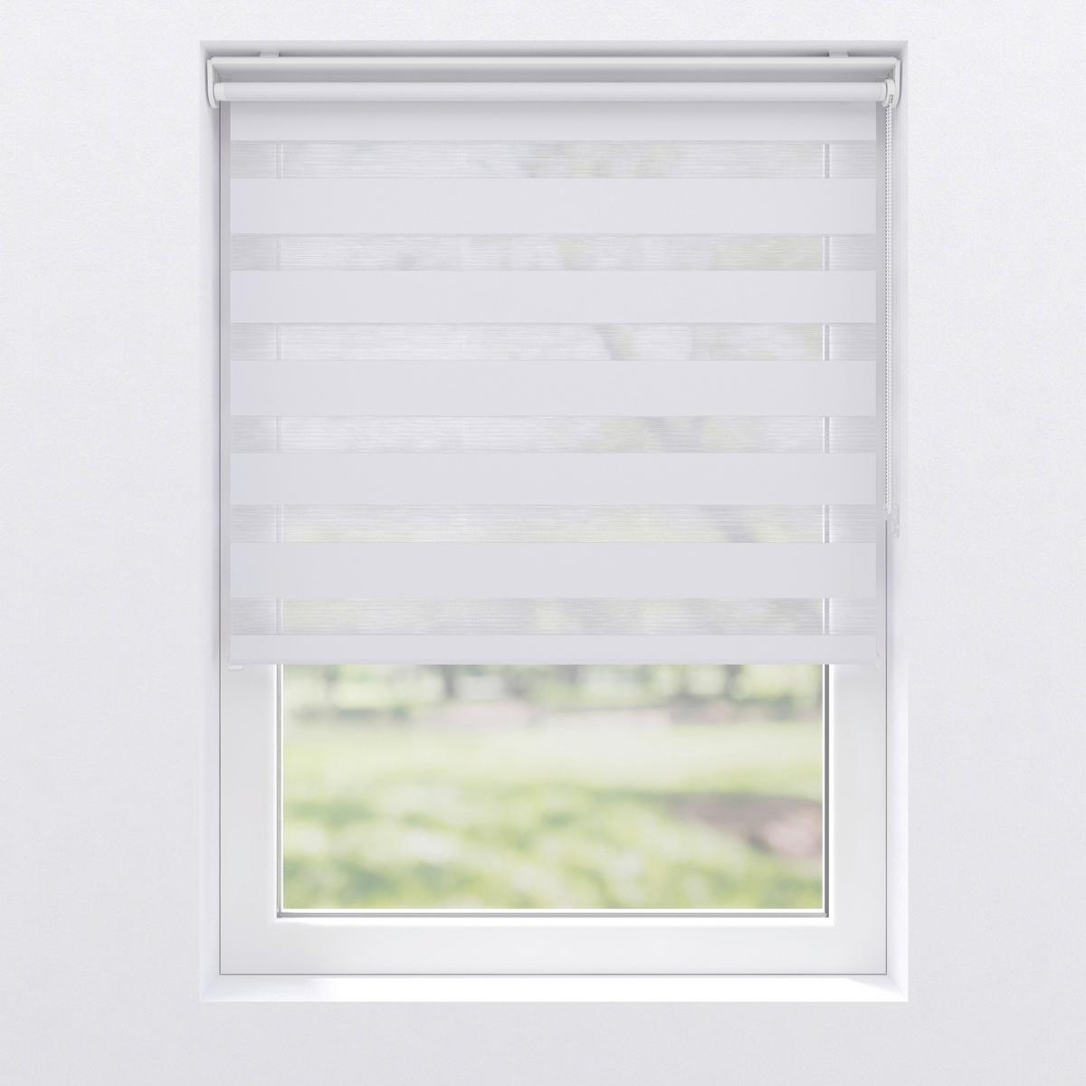 Doppelrollo 90x220 Cm Mit Kettenzug - Weiß, Basics, Textil (90/220cm)