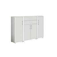 Aktenschrank Office Edition Weiß, B: 172,6 cm - Weiß, MODERN, Holzwerkstoff (172,6/113,6/33cm) - MID.YOU