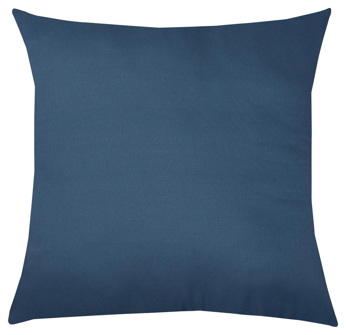 Zierkissen Niki 40x40 cm Polyester Multicolor - Taupe/Blau, KONVENTIONELL, Textil (40/40cm) - Ondega