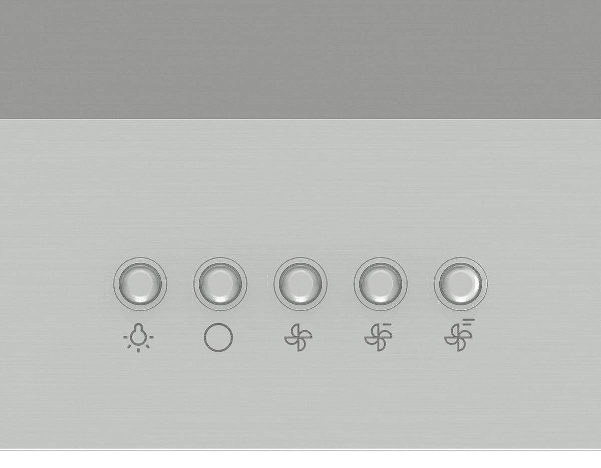 Unterbauhaube Edelstahl B: 59,6 Cm Led - Silberfarben, Basics, Metall (59,6/12,5/46,8cm) - Gorenje