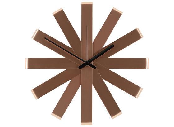 Hodiny Nástěnné Anna - měděné barvy/černá, kov (30,48cm) - Mömax modern living Hodiny Nástěnné Anna - měděné barvy/černá, kov (30,48cm) - Mömax modern living